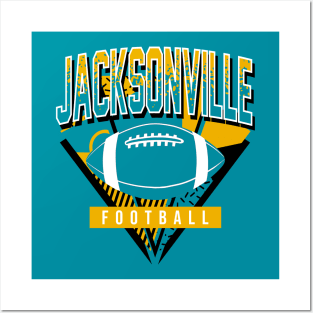 Jacksonville Football Retro Gameday Posters and Art